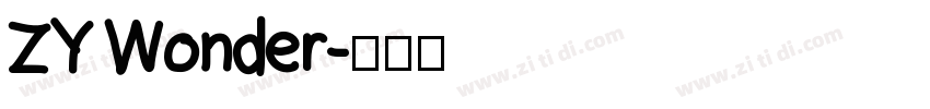 ZY Wonder字体转换